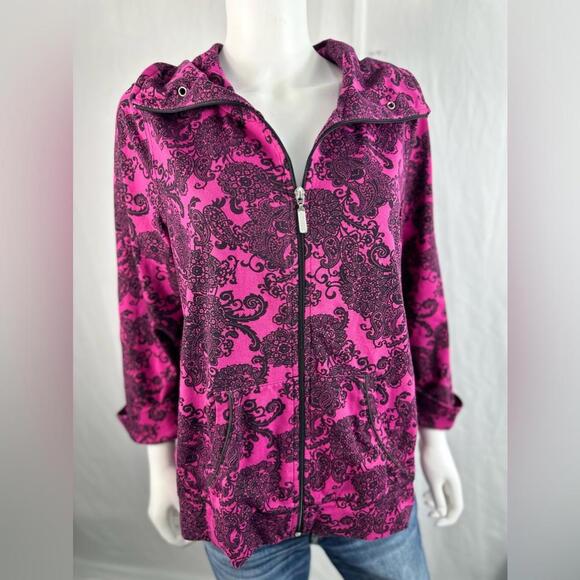 Beautiful Kim Rogers Zip Up Size‎ L - Picture 1 of 6